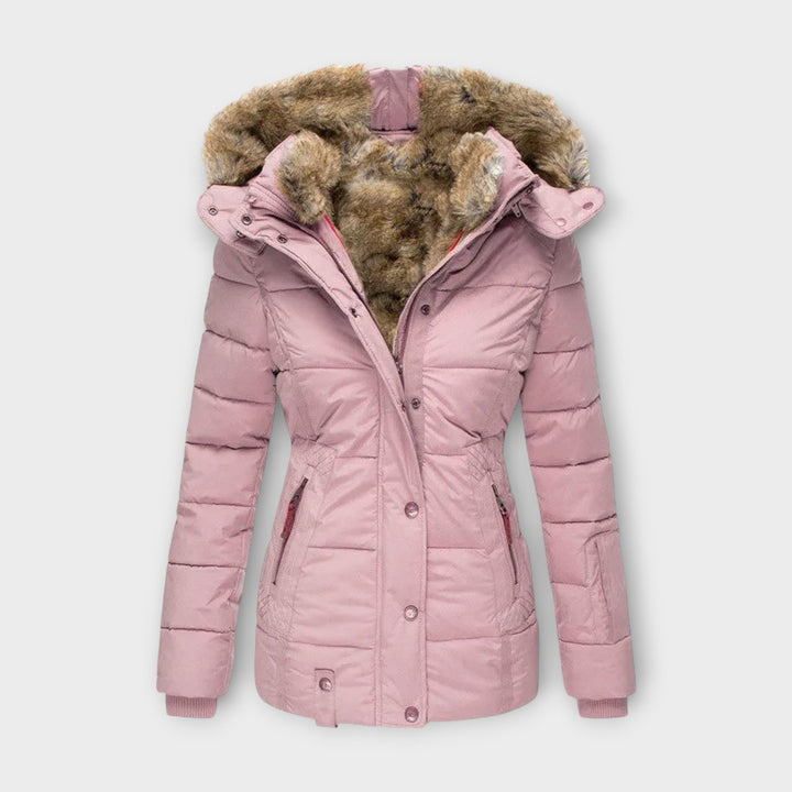 Emine – Comfortable Faux Fur-Lined Coat