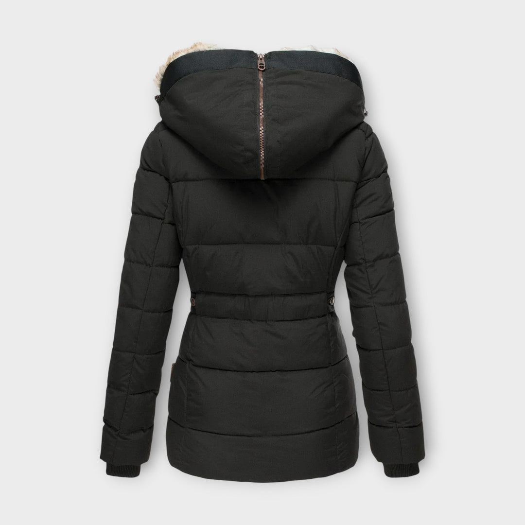Emine – Comfortable Faux Fur-Lined Coat