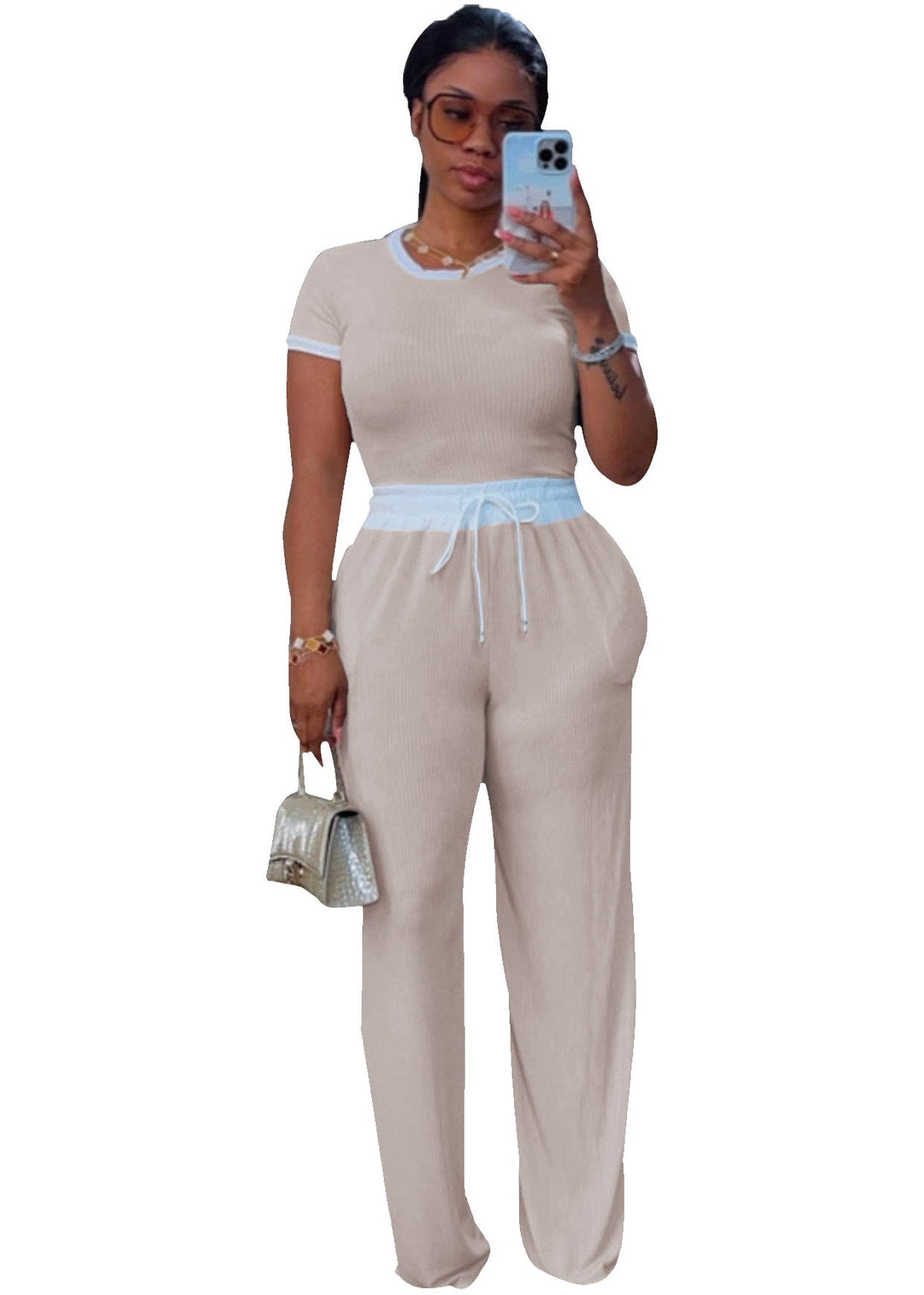 JELENA™ – Relaxed Summer Tee and Pant Coordinated Set