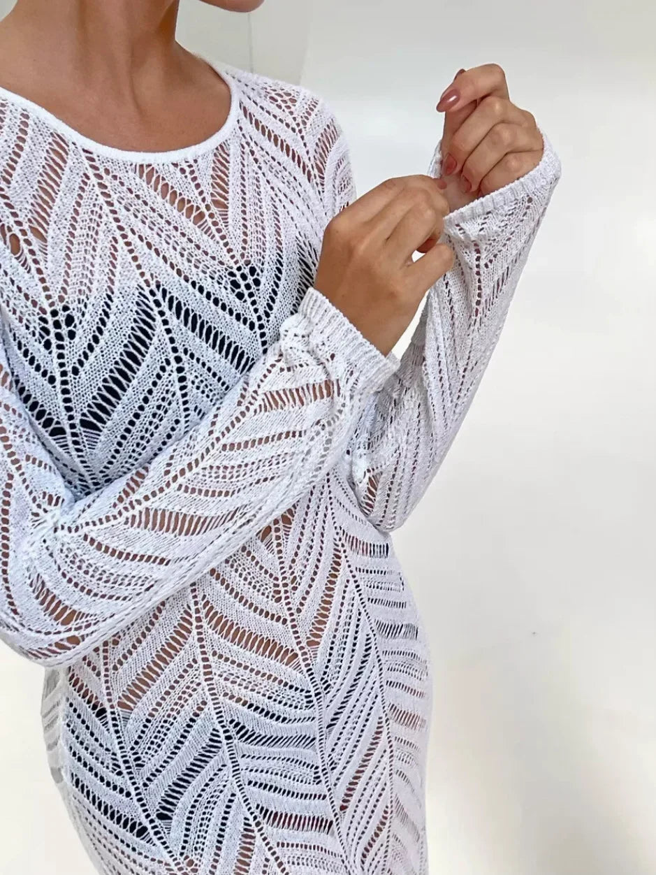 Long Ava Veil Dress