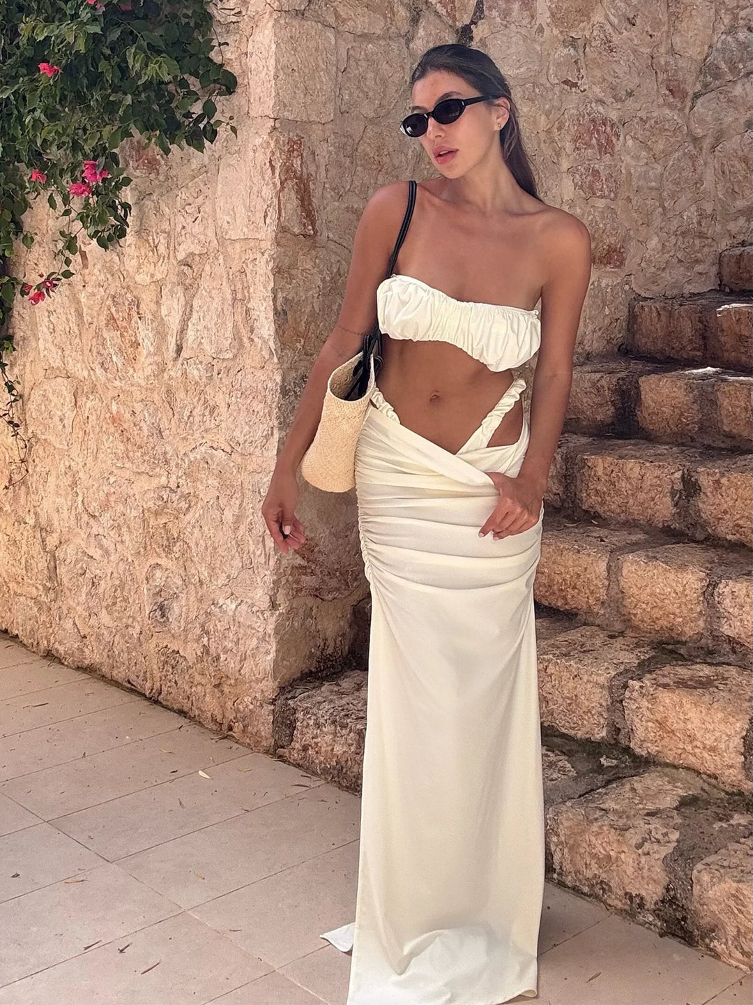 3-Piece Skirt Set: Santorini Sunset Collection