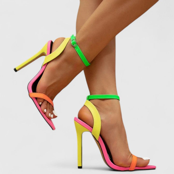 Olive - Elegant Strappy Stiletto Heels