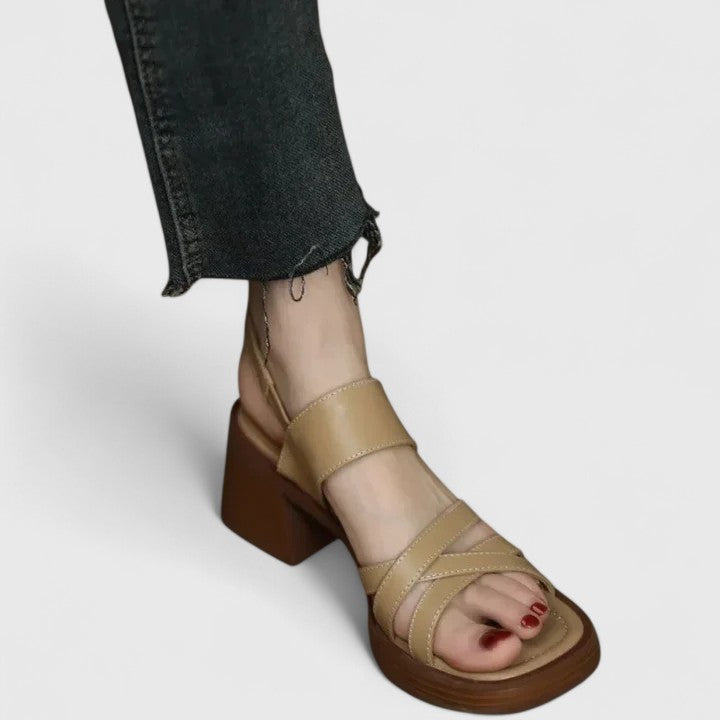 Celeste - Chic Crisscross Sandals