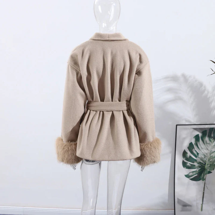 Chloé | Jacket with Fur Sleeves