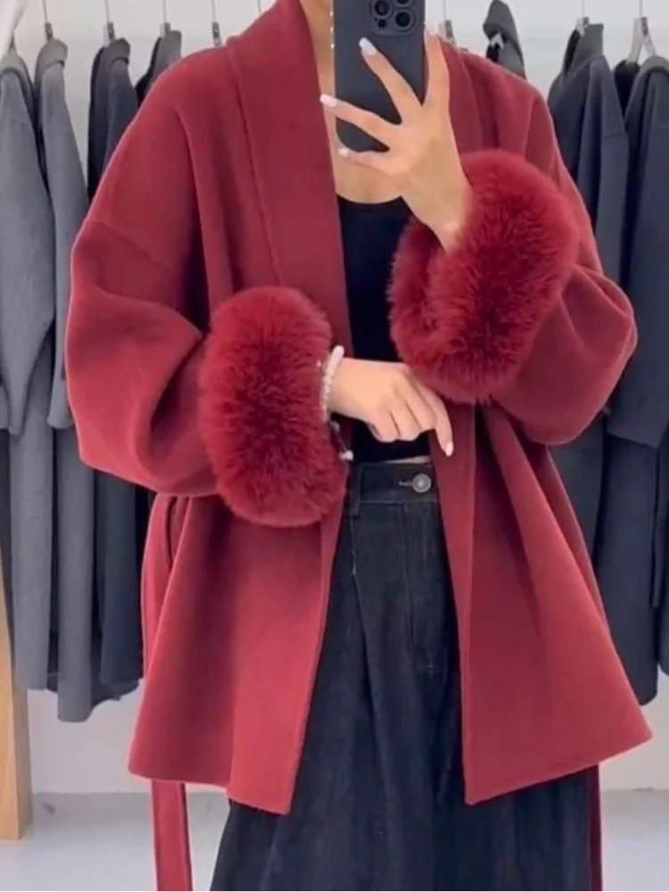 Chloé | Jacket with Fur Sleeves
