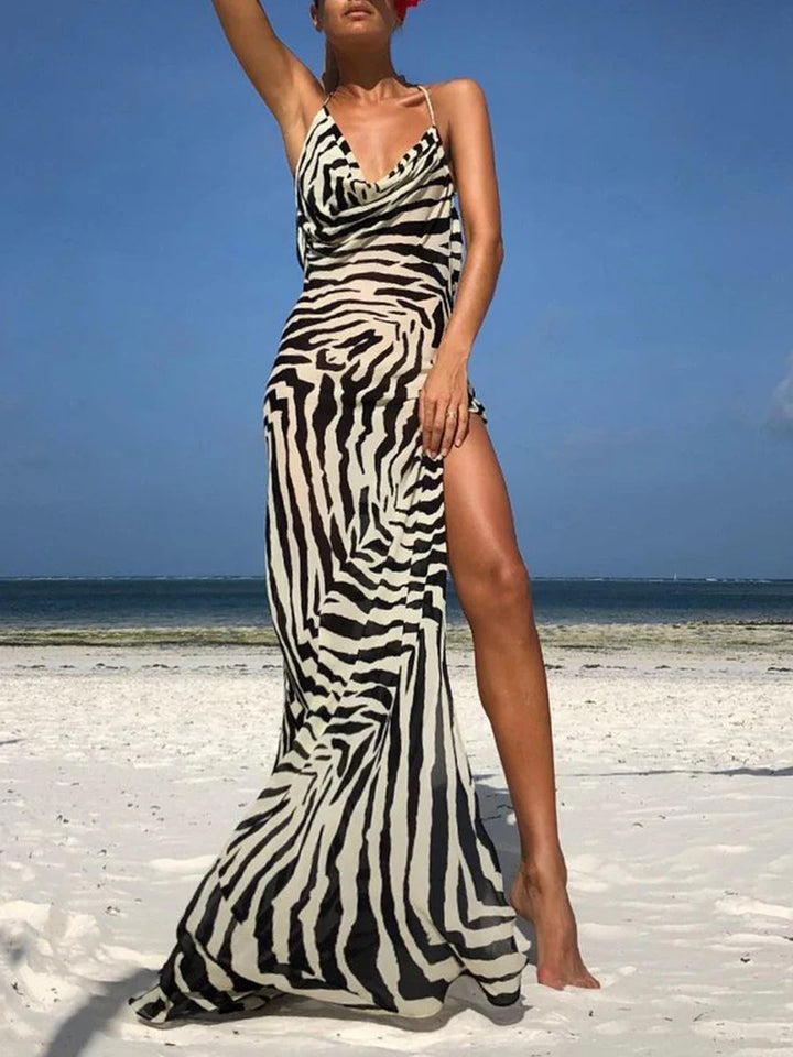 Soraya Sleeveless Summer Slip Dress" can be rewritten as "Soraya Sleeveless Summer Midi Dress.