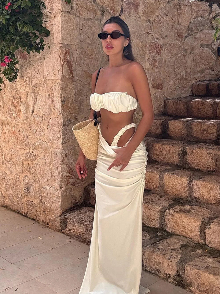 3-Piece Skirt Set: Santorini Sunset Collection