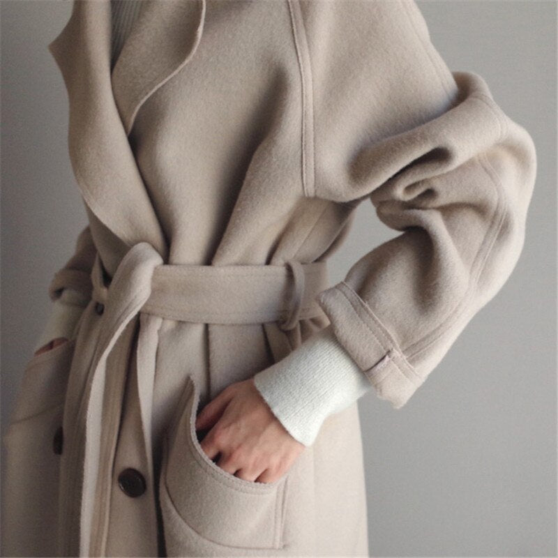 Elisabetta | Chic Wool Blend Coat for Cozy Elegance
