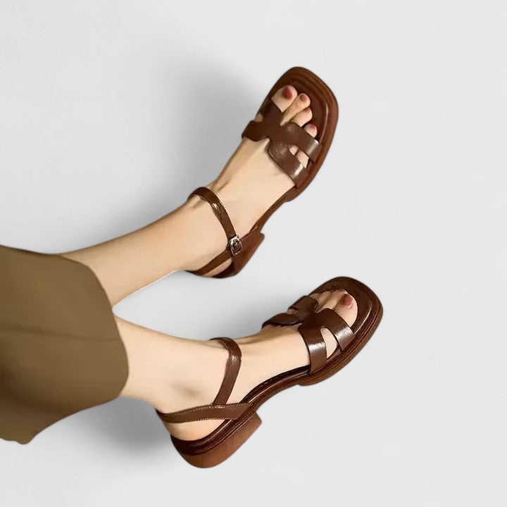 Clover - Chic Leather Sandals