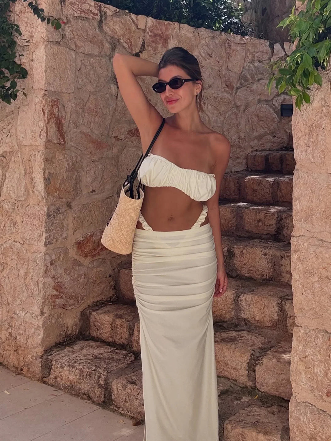 3-Piece Skirt Set: Santorini Sunset Collection