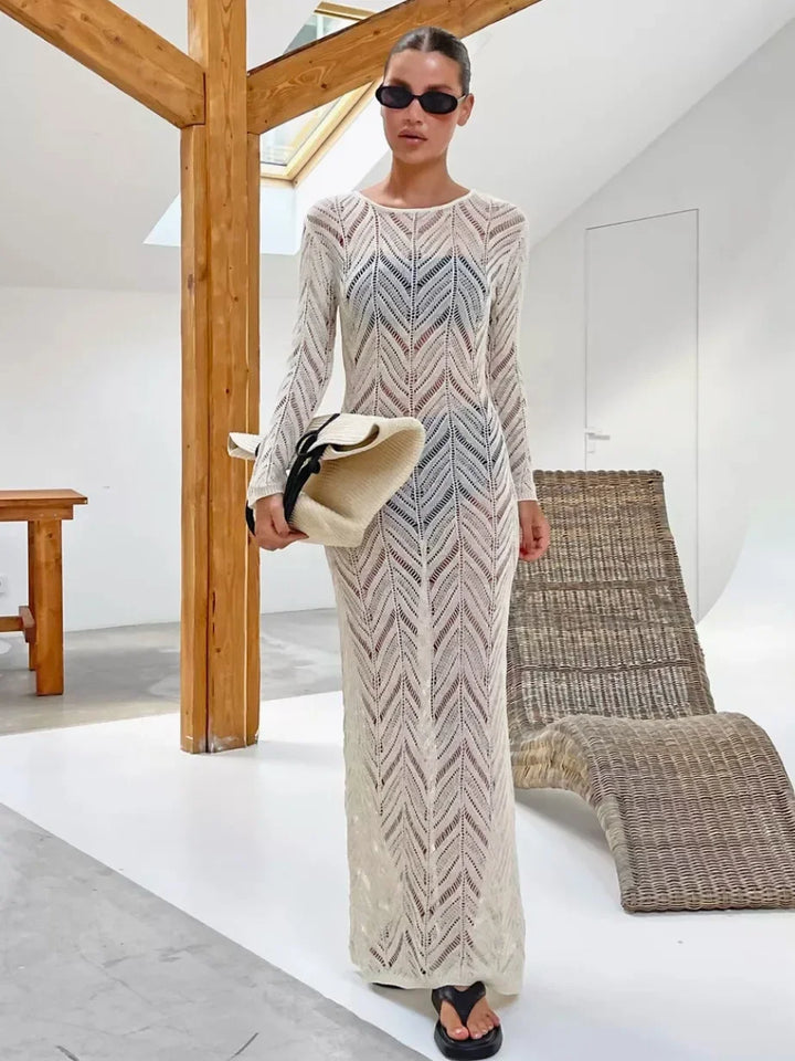 Long Ava Veil Dress