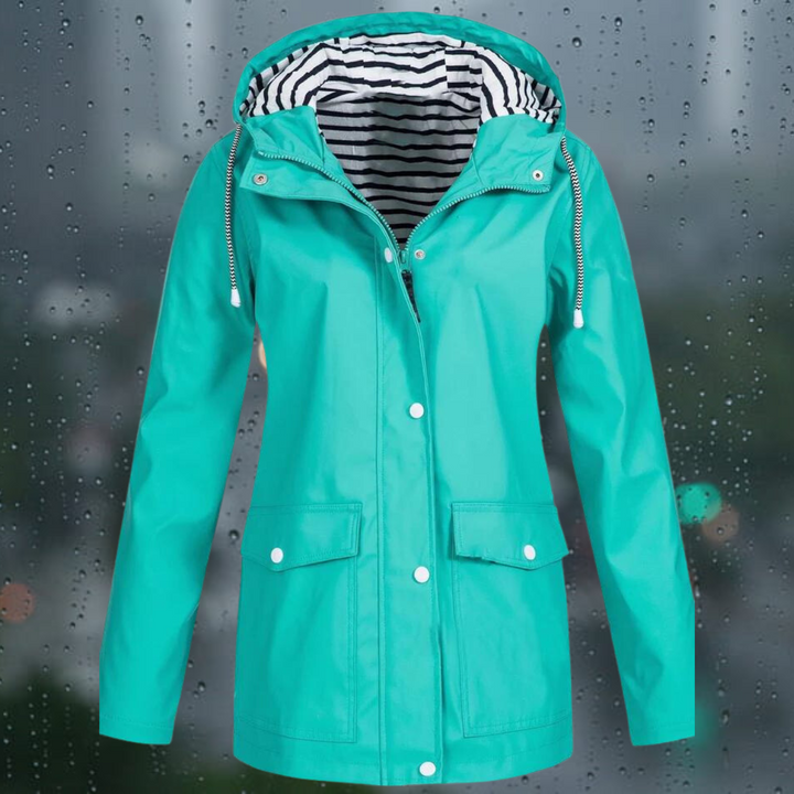 Hellee - Casual Long Hooded Windbreaker Trench Coat