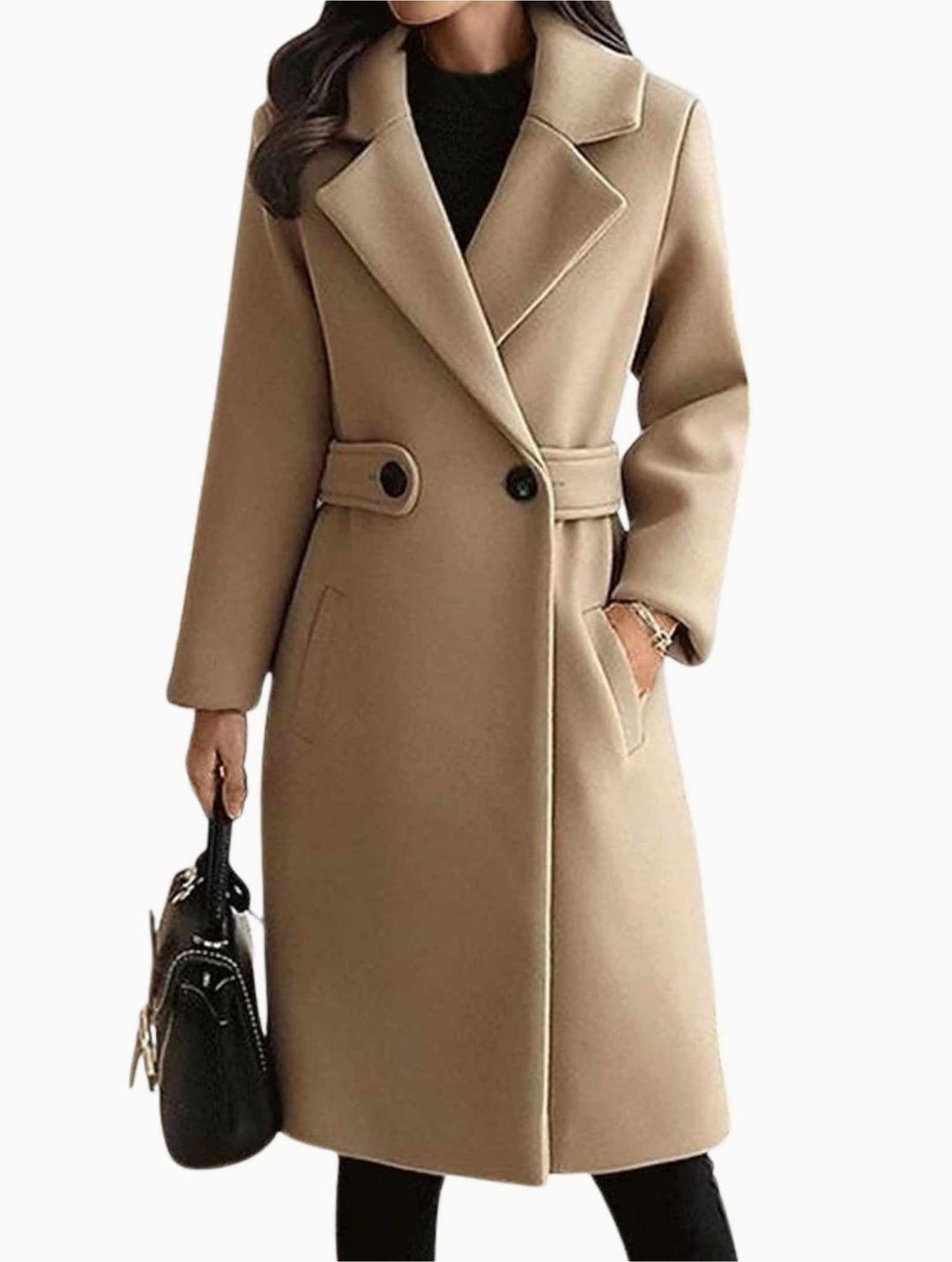 Elise | Belted Wool Winter Coat