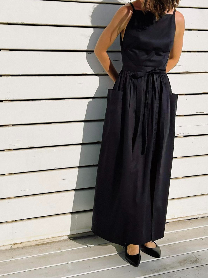 Seamless Sun Midi Dress with Waist Detail