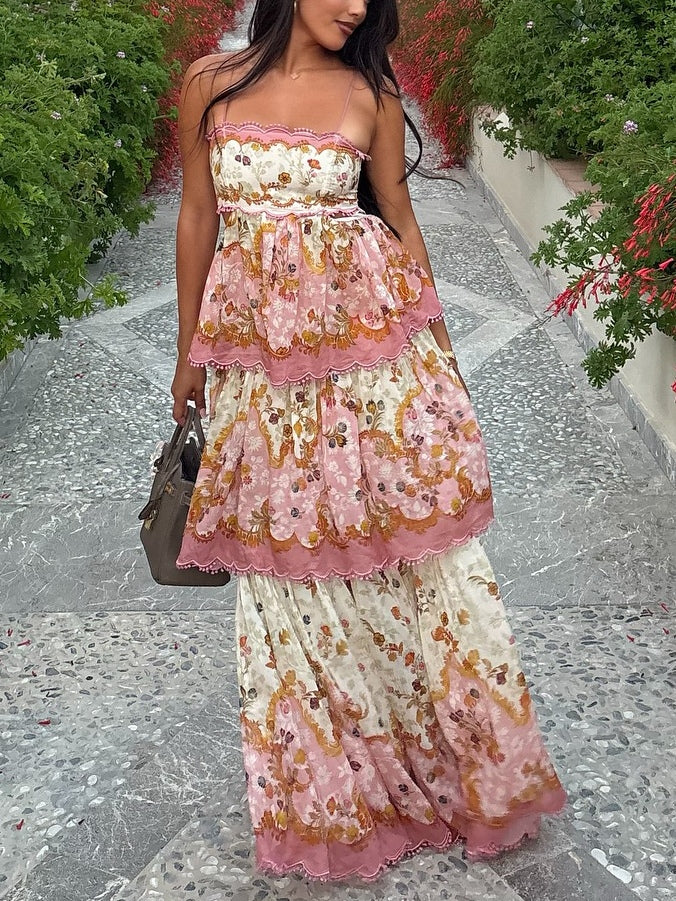 שמלת מקסי בצבע לורל