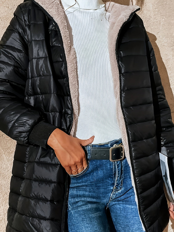 Michele | Elegant Long Waterproof Coat