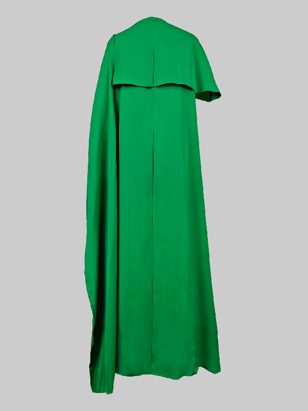 Flowy Asymmetrical Solid Maxi Dresses