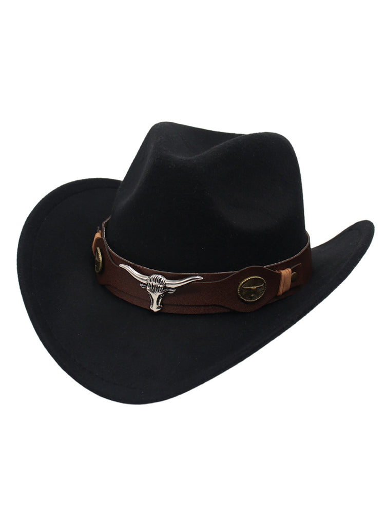 Western Bull Head Decorative Cowboy and Cowgirl Hat