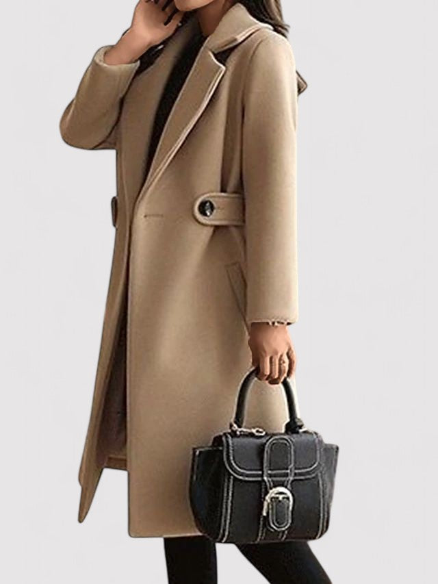 Elise | Belted Wool Winter Coat