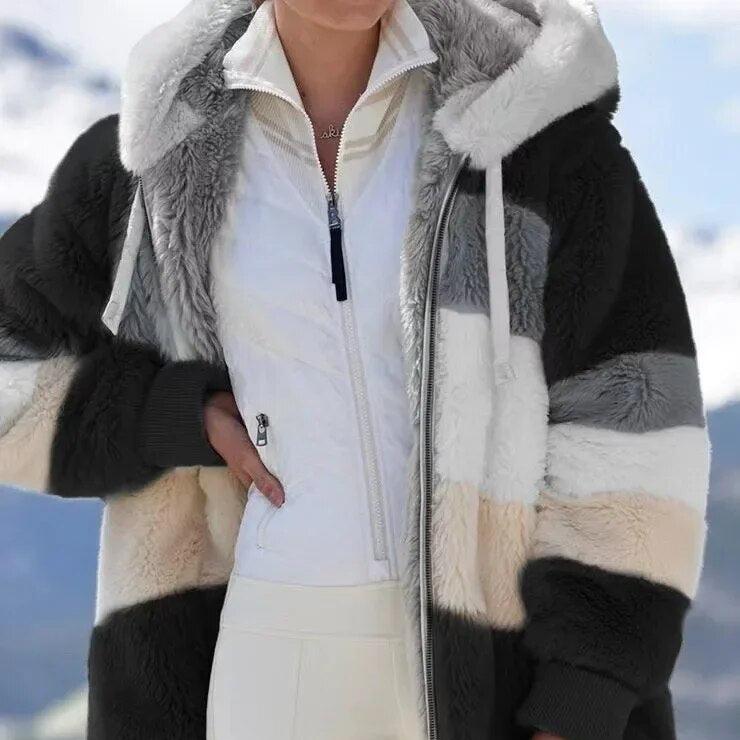 Isabella™ Women's Hooded Winter Jacket with Zipper