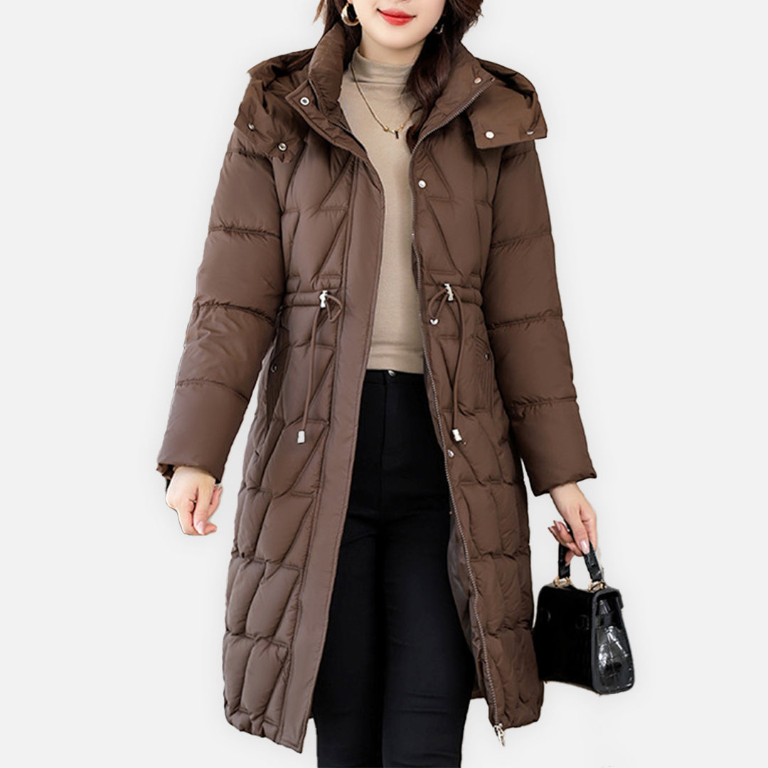 Isabella Extended Length Quilted Coat