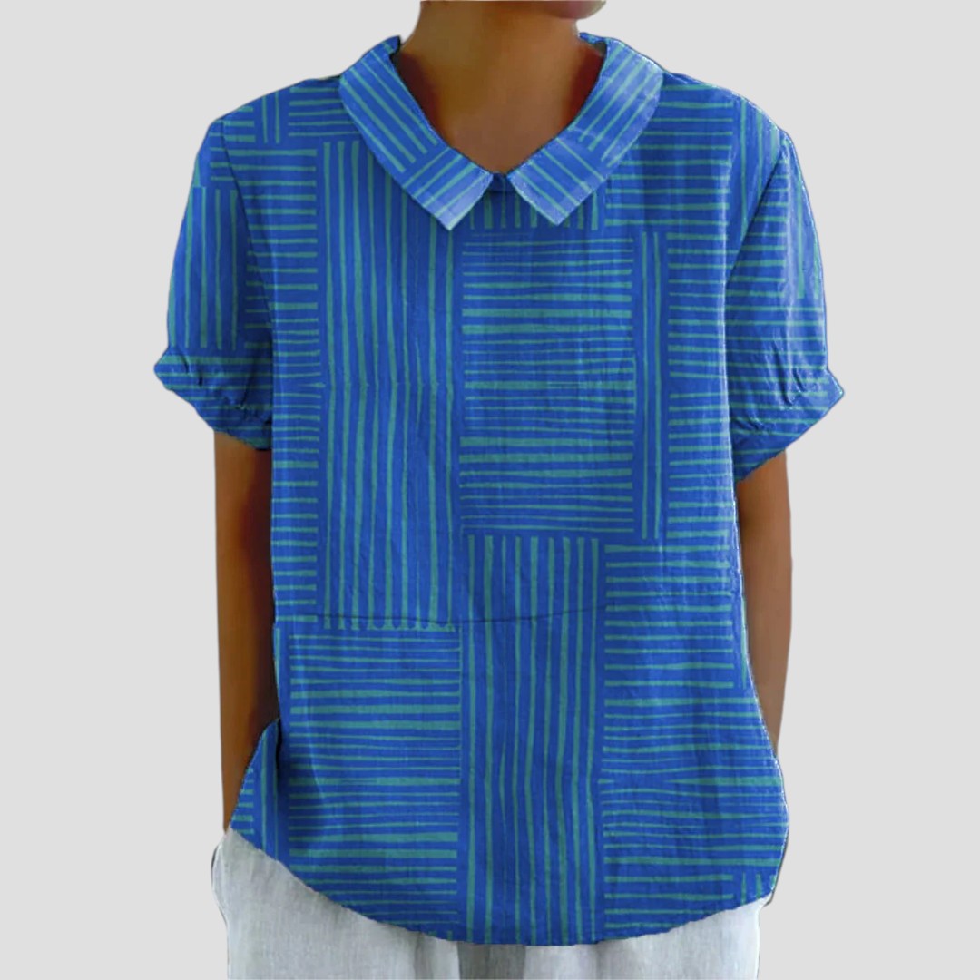 Valerie – Azure Sky Blouse
