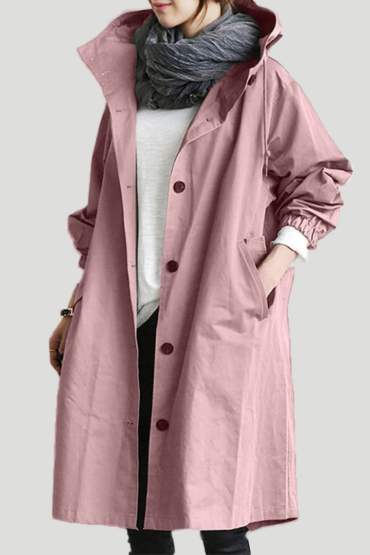 Waterproof Oversized Hooded Windbreaker Raincoat