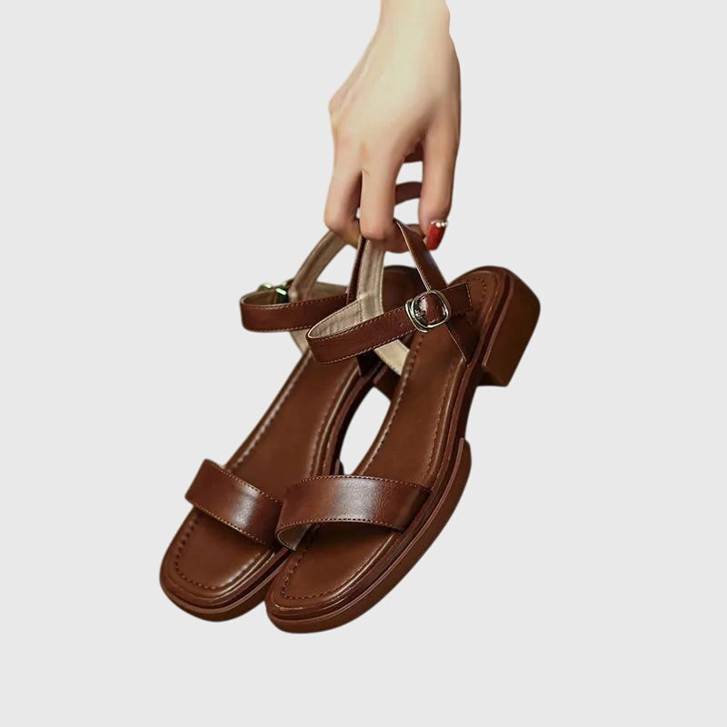 Kaia - Leather Orthopedic Sandals
