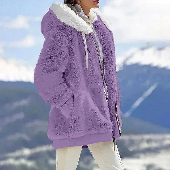 Isabella™ Women's Hooded Winter Jacket with Zipper