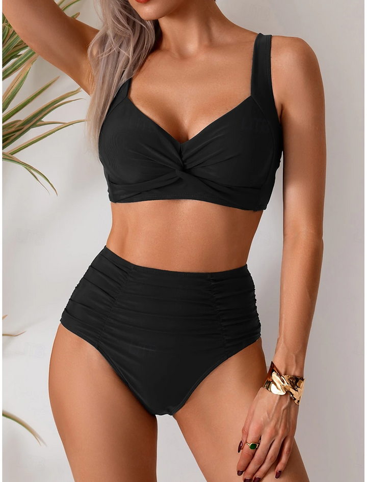 Shirley - Gathered Fabric Bikini