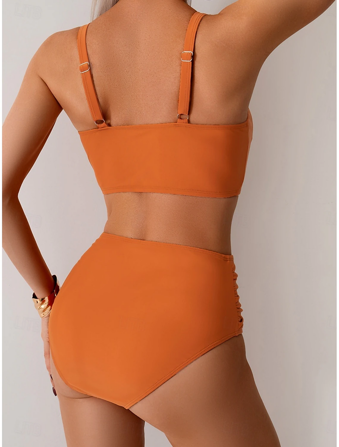 Nicole - Gathered Fabric Bikini