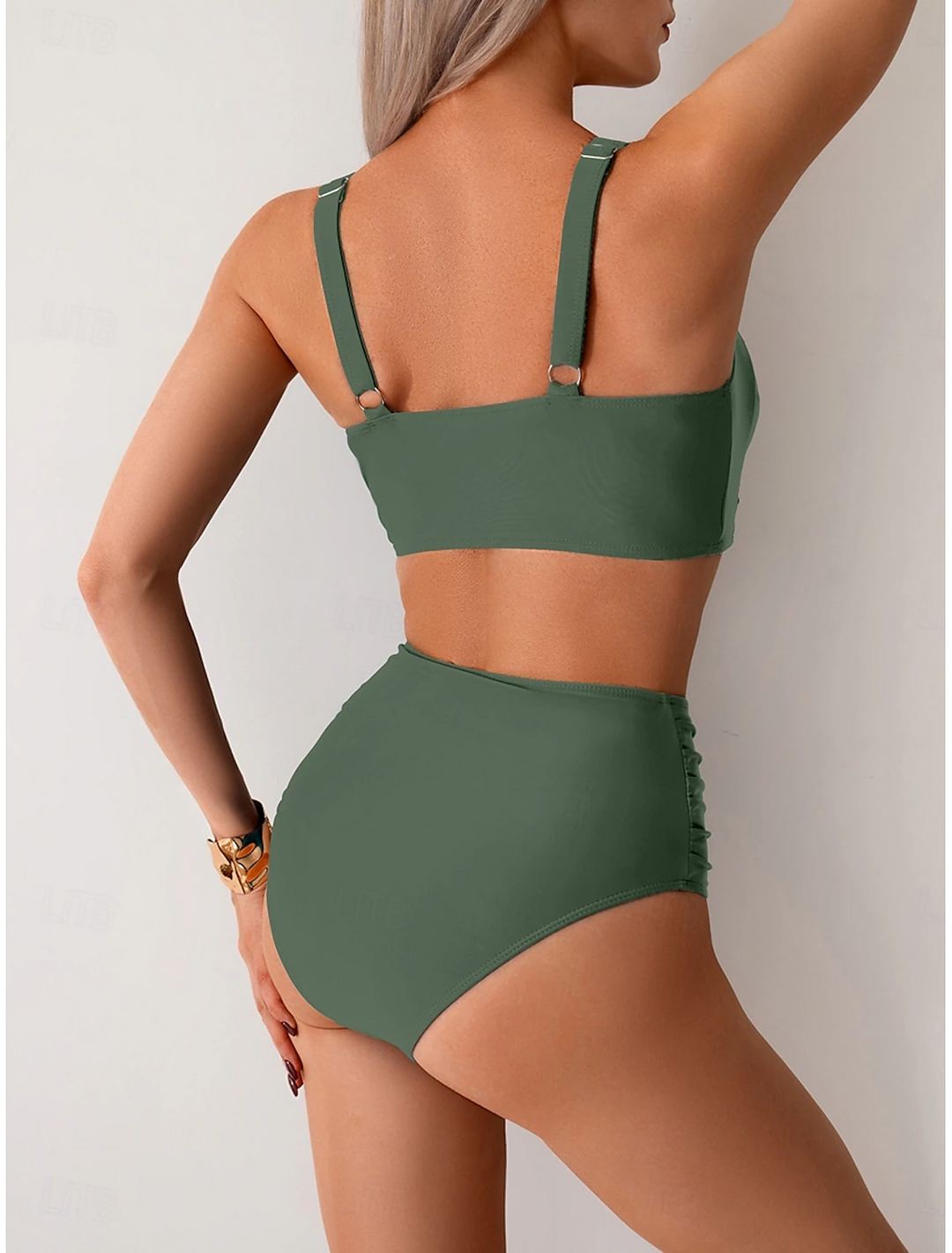 Shirley - Gathered Fabric Bikini