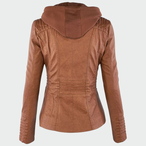 Gia - Women's Leather Motorcycle Jacket