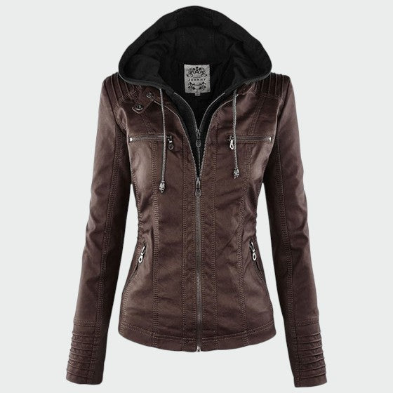 Gia - Women's Leather Motorcycle Jacket