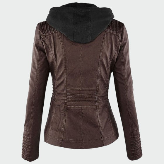 Gia - Women's Leather Motorcycle Jacket