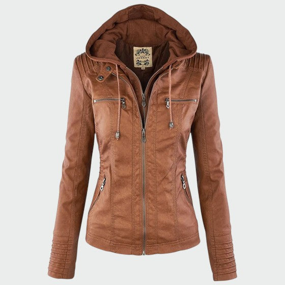 Gia - Women's Leather Motorcycle Jacket