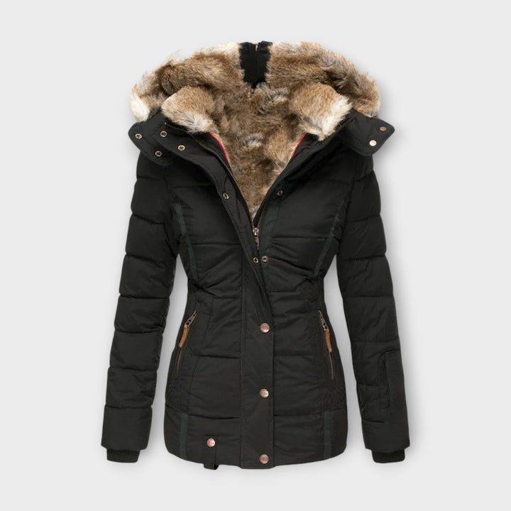 Emine – Comfortable Faux Fur-Lined Coat