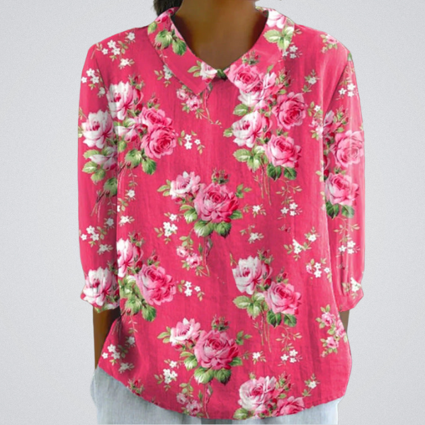Karen – Floral Rose Blouse