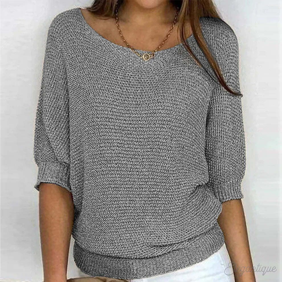 Zaphina - Relaxed Knit Top