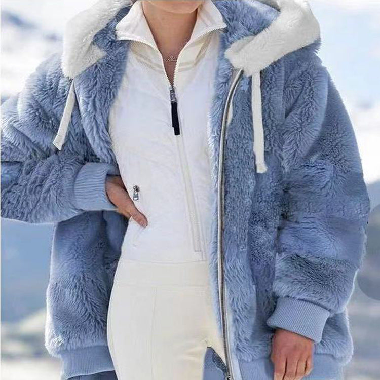 Isabella™ Women's Hooded Winter Jacket with Zipper