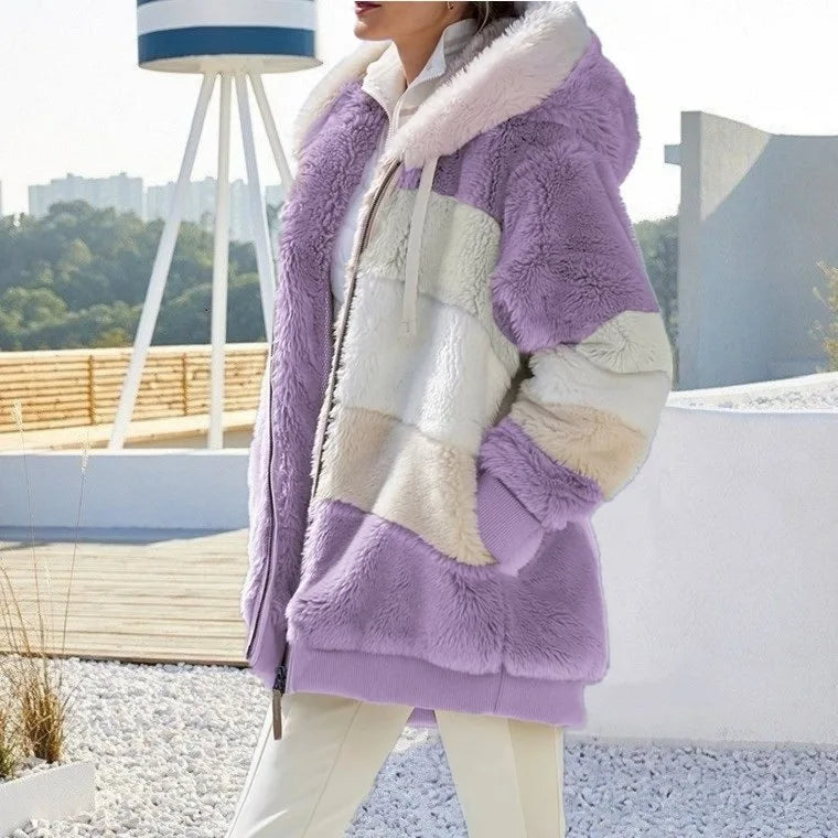 Isabella™ Women's Hooded Winter Jacket with Zipper
