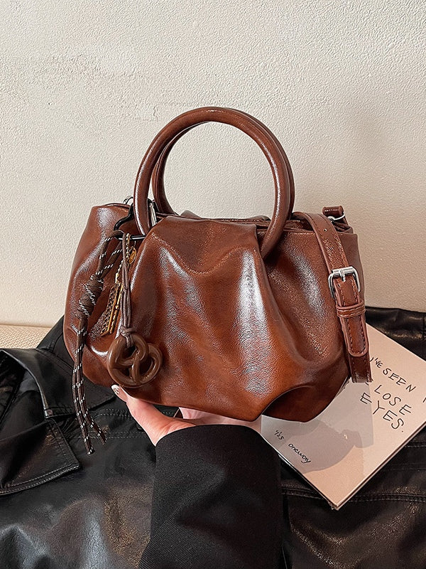 Pleated Cloud Crossbody Handbag - Lightweight and Stylish