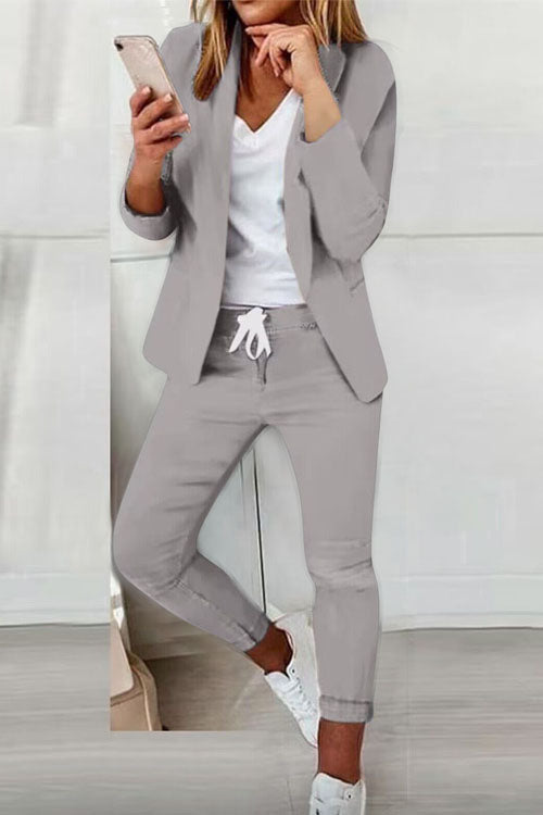 Trendy Casual Suit Set