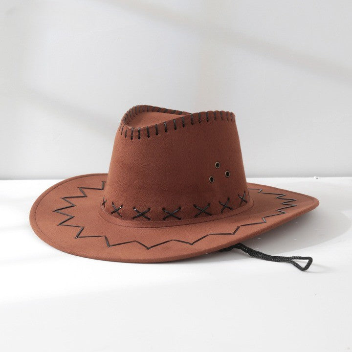 Outdoor Cowboy Sun Visor Hat - Western Knight Style