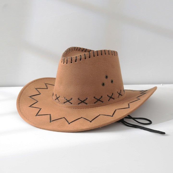 Outdoor Cowboy Sun Visor Hat - Western Knight Style