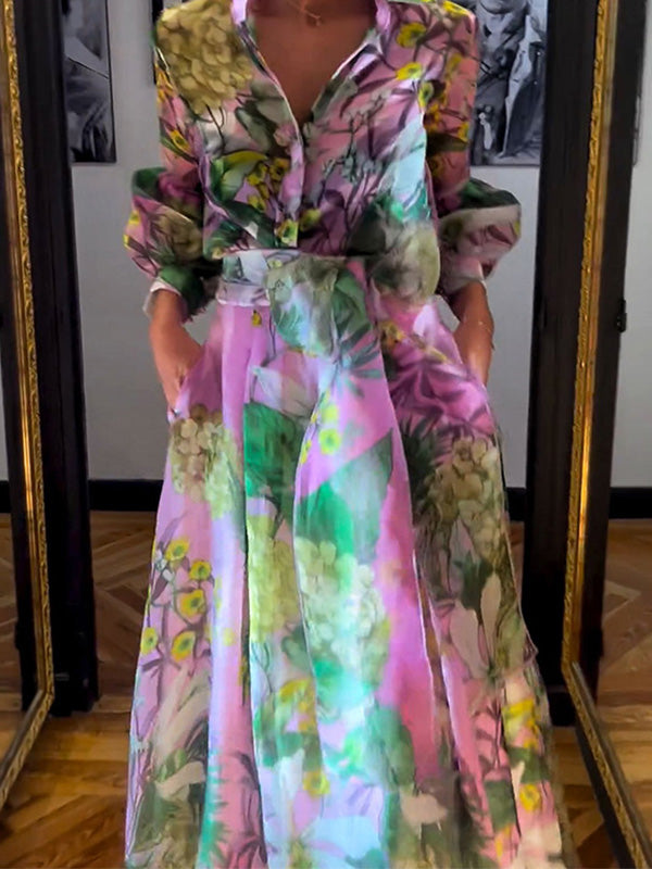 חצאית מודפסת שיקית ואופנתית