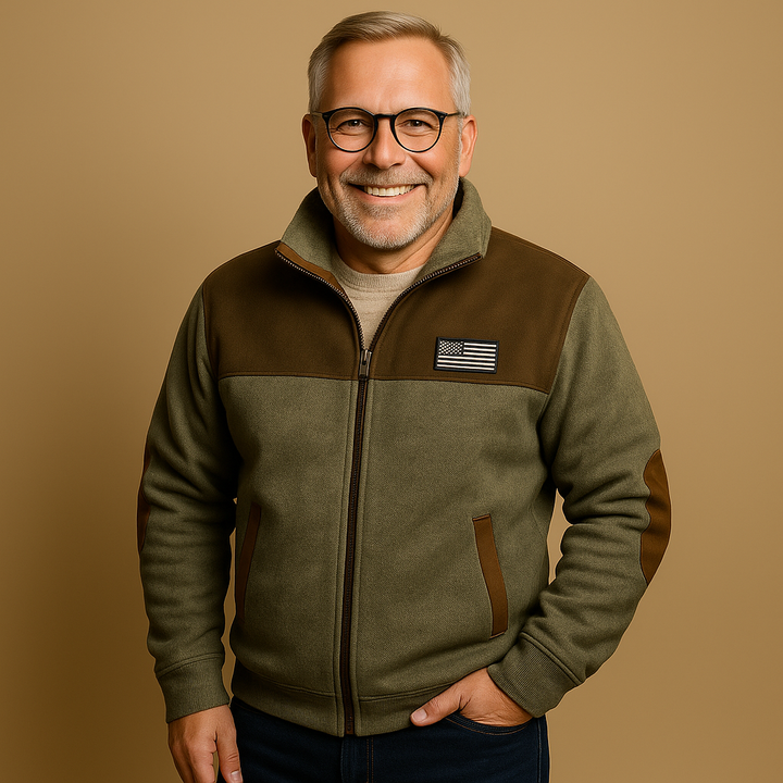 תמר מצב | סוודר קלאסי עם רוכסן חצי