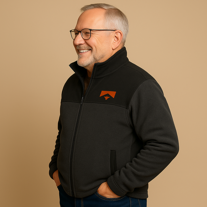 תמר מצב | סוודר קלאסי עם רוכסן חצי