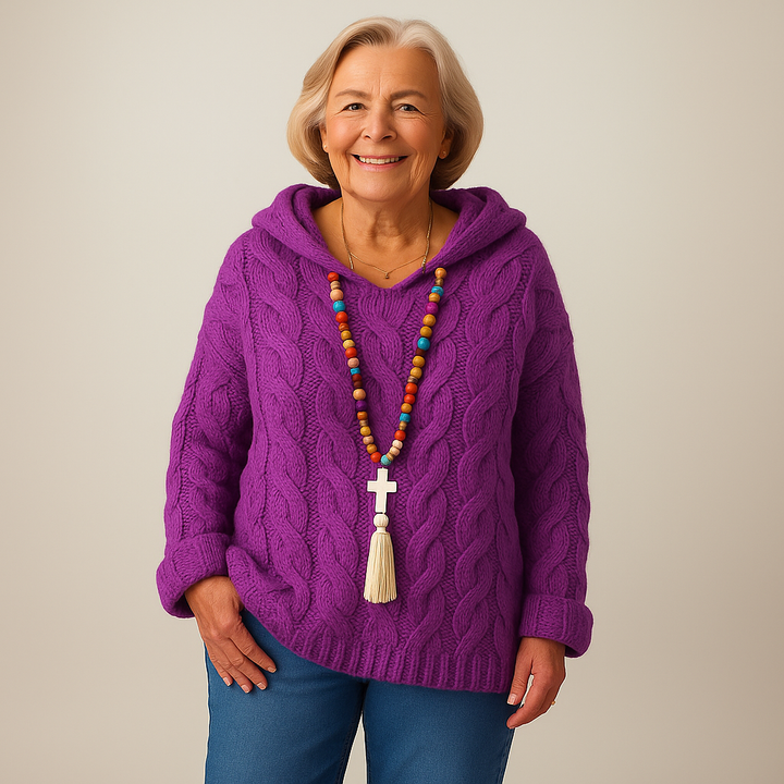 תמר מצב | סוודר קפוצ'ון נוח ואלגנטי