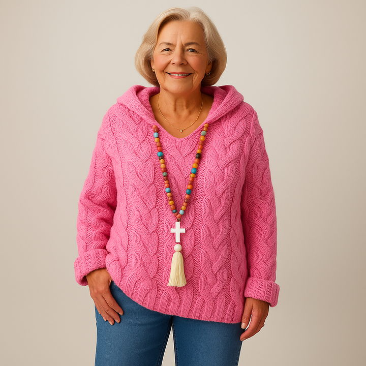 תם מצב | סוודר עם כובע נוח ואופנתי